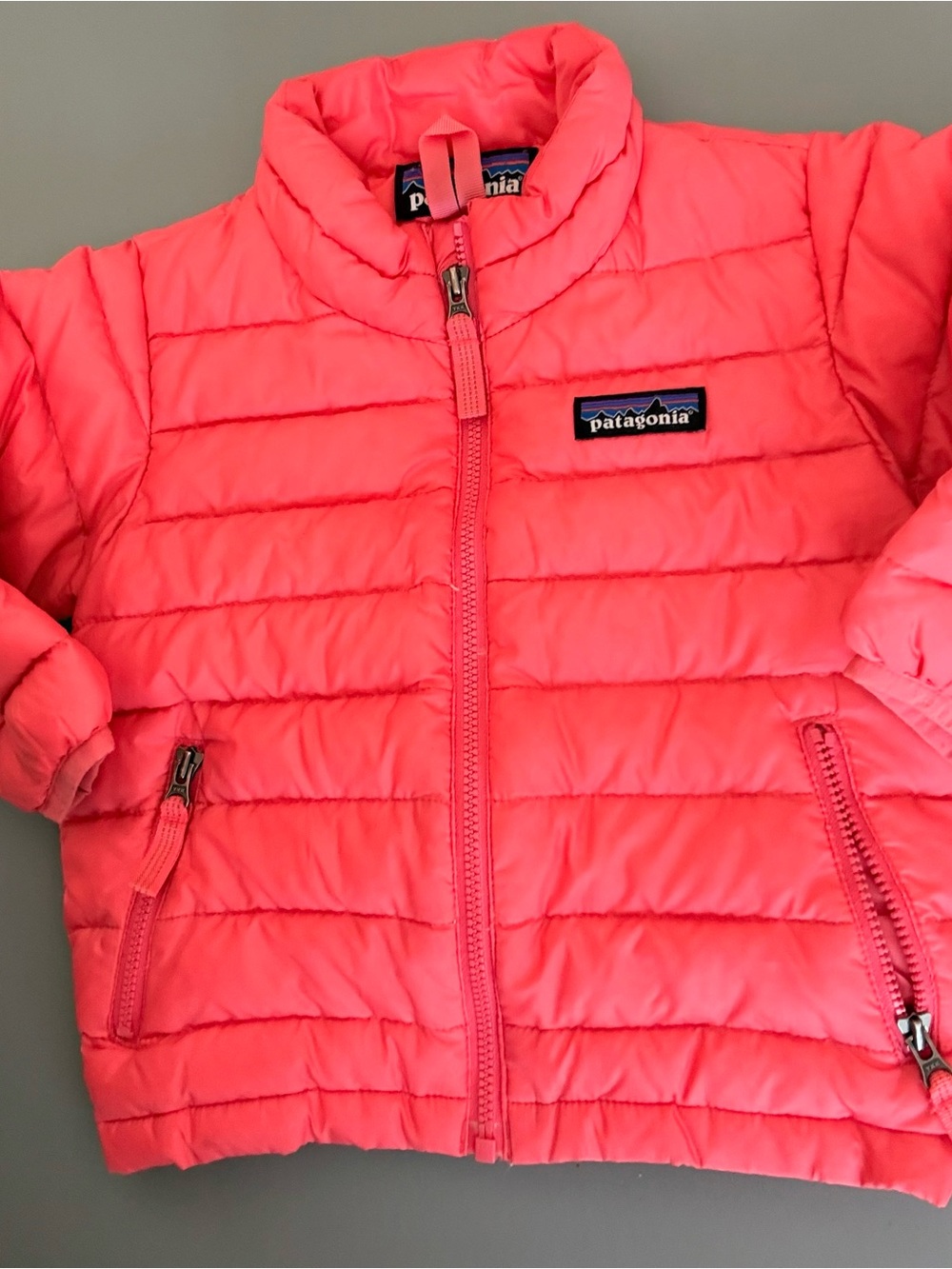 Patagonia Kids Puffer Jacket in Bright Coral